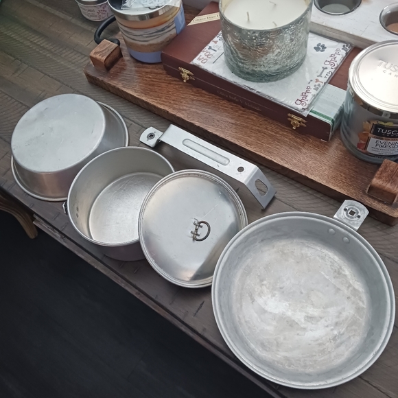 Palco vintage Camping pan/dish set. Frying pan, saucepan, dish. RV Tent *READ - Picture 5 of 8